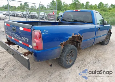 2003 Chevrolet Silverado 1500 C1500 из США, поврежденный, VIN 1GCEC14X63Z182085